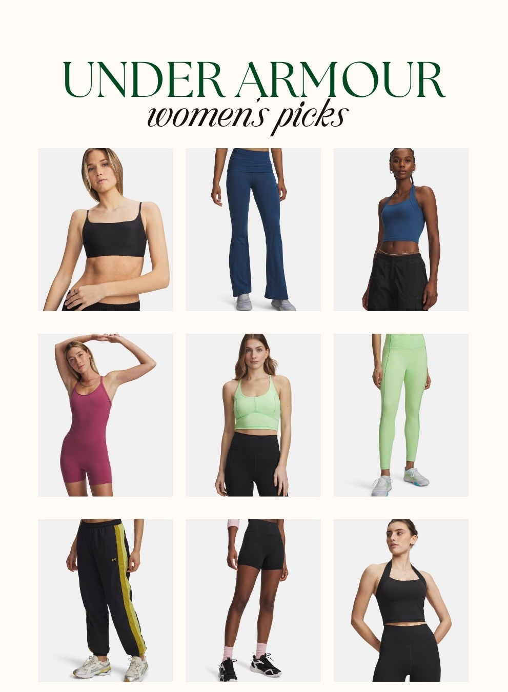 [5/14/26] Under Armour women’s picks!

#LTKfitnessgoals #LTKootd #LTKActive
