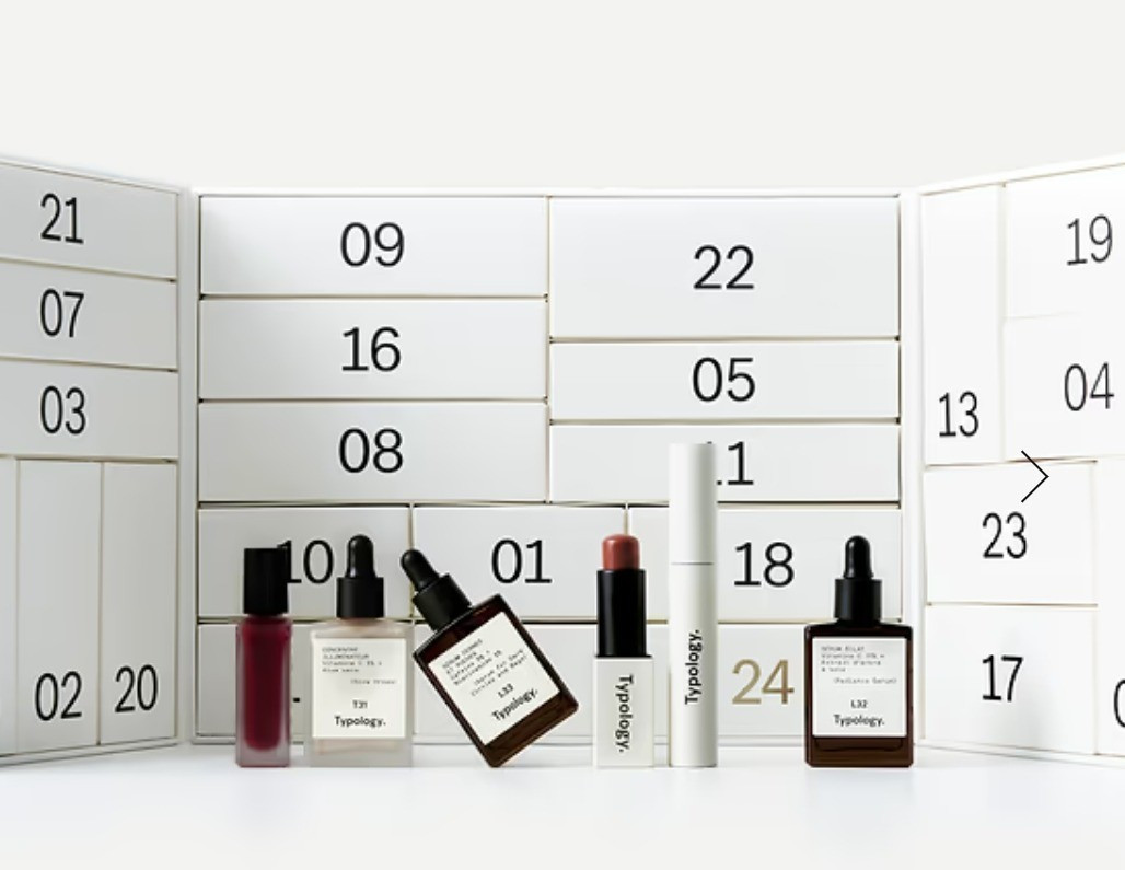 The typology advent calendar is posted! This is THE BEST advent calendar hands down and it sells out EVERY year! #typology #advent #livinglargeinlilly #christmas #giftsforher

#LTKgrwm #LTKBeauty #LTKSeasonal