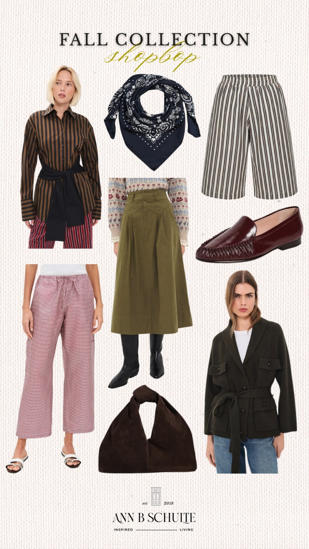 Fall wardrobe refresh, but make it effortlessly chic. Shopbop’s fall collection is full of those timeless pieces that do the heavy lifting: tailored layers, earthy tones, striped separates, classic loafers, and accessories that instantly pull an outfit together. Saving these for all the cozy, stylish days ahead. 🍁🤎👜
#Shopbop #ShopbopStyle #FallWardrobe #FallFashion #AutumnStyle #FallOutfitIdeas #WomensFashion #FallStyleInspo #ClassicStyle #LTKFashion

#LTKootd