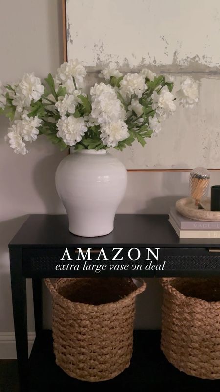 This vase has become a staple in my home decor! It’s large and the quality is great. 


Living room inspiration, home decor, our everyday home, console table, arch mirror, faux floral stems, Area rug, console table, wall art, swivel chair, side table, coffee table, coffee table decor, bedroom, dining room, kitchen,neutral decor, budget friendly, affordable home decor, home office, tv stand, sectional sofa, dining table, affordable home decor, floor mirror, budget friendly home decor


#LTKSaleAlert #LTKVideo #LTKHome