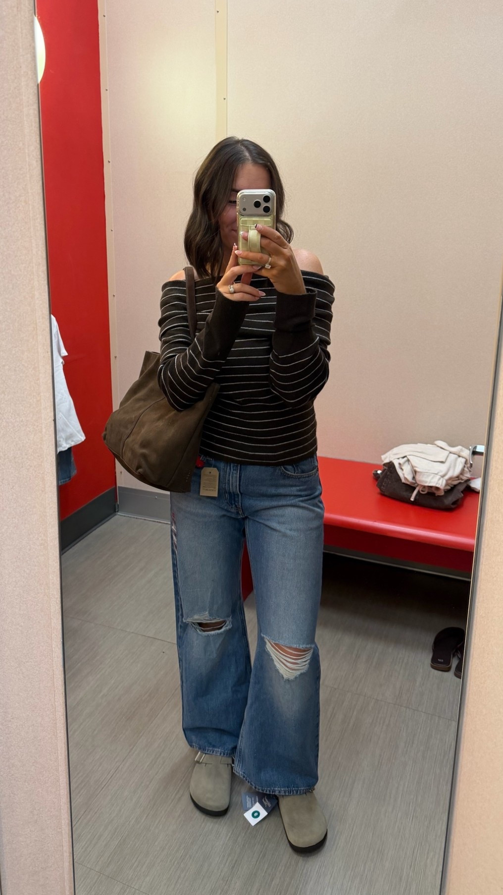 @Target new arrivals, Fall fashion finds, try-on haul 🙌🏻🤎🍂

Striped sweaters, the BEST mom/approved @levi  jeans!! They are insanely flattering!! 🤩

Size  8, 150lbs, 5’8” - Wearing a M (TTS) in everything!

#LTKootd #LTKTall #LTKSaleAlert