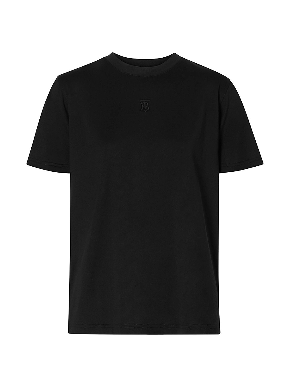 Burberry Women's Dovey Monogram T-Shirt - Black - Size Medium | Saks Fifth Avenue