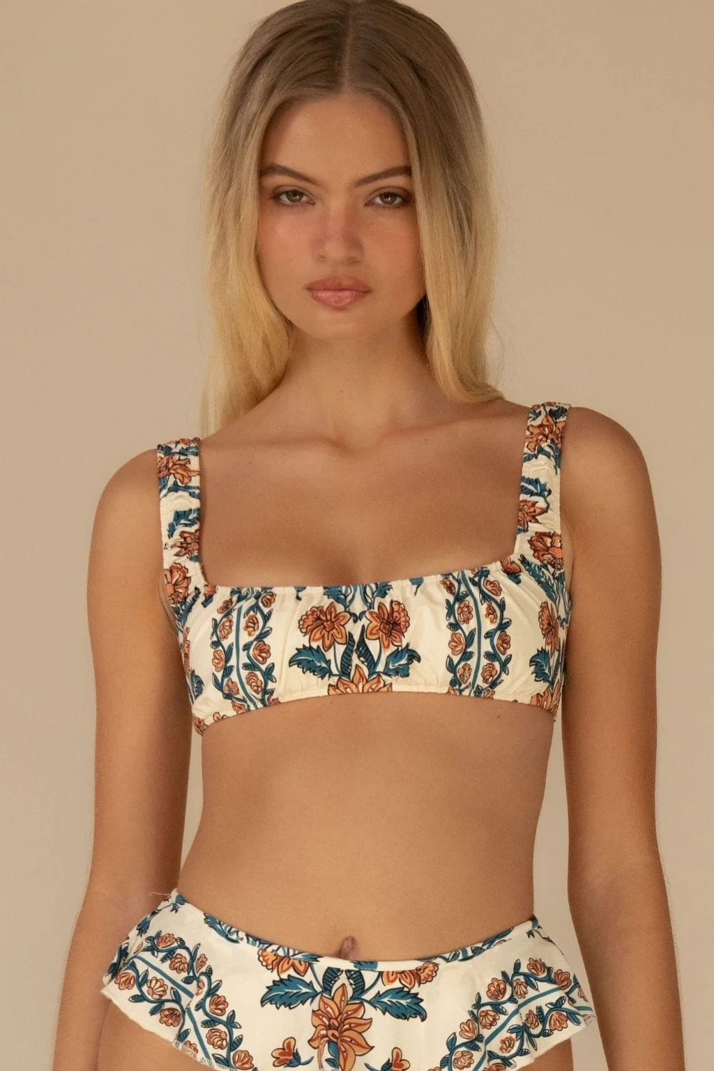 Winona Floral Zoe Bikini Top | Montce