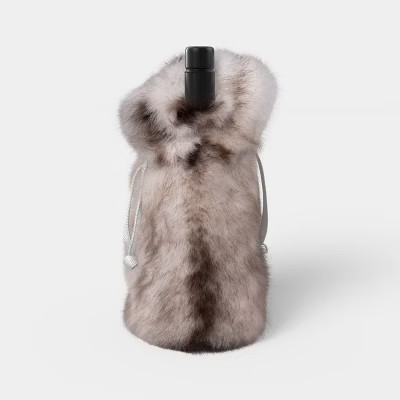 Faux Fur Wine Carrier - Threshold™ | Target