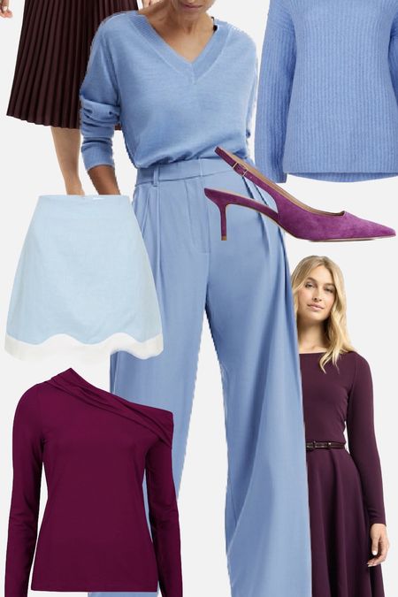 COLOUR COMBINATION: Berries and Baby Blue 

#winterfashion #winterstyle #berry #babyblue #colour-combinations #winterworkwear 

#LTKaustralia #LTKstyletip #LTKSeasonal