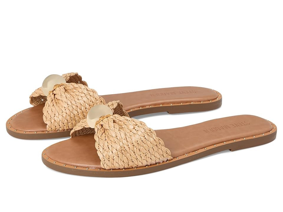 Steve Madden Dipsy Women's Sandals Natural Raffia : 9.5 M, Synthetic | Zappos