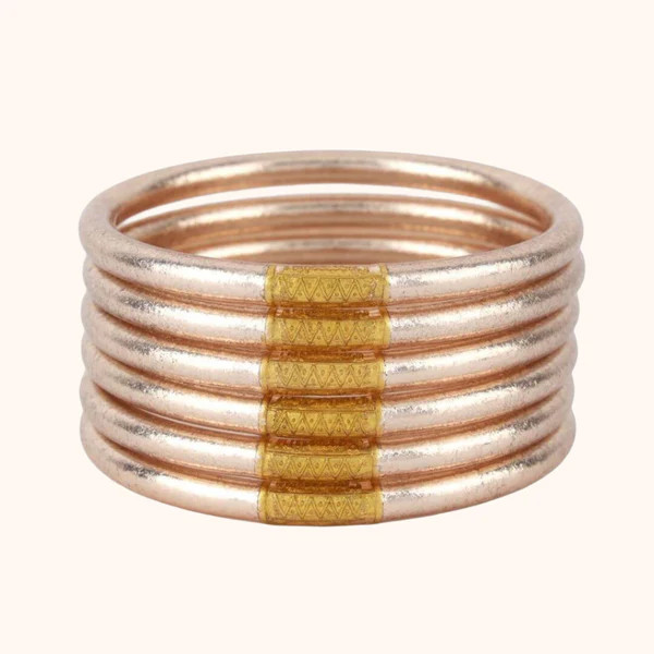 Champagne All Weather Bangles® (AWB®) - Serenity Prayer | BuDhaGirl