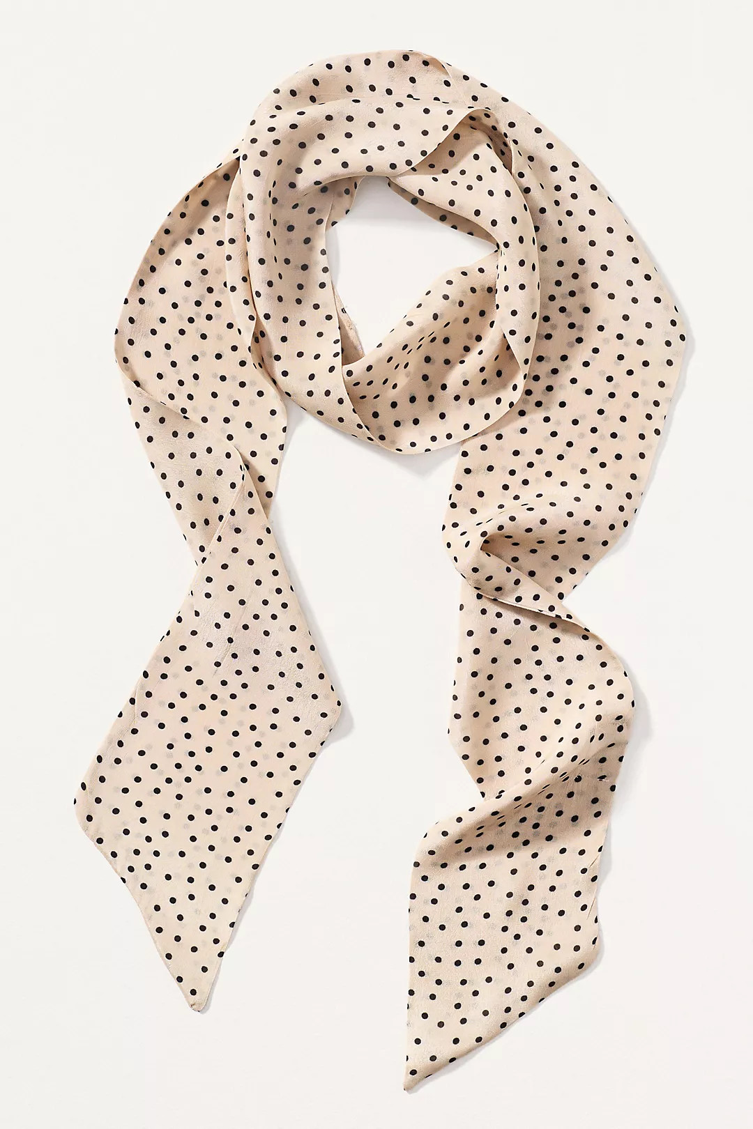 Elizabeth Gillett Skinny Polka Dot Scarf | Anthropologie (US)