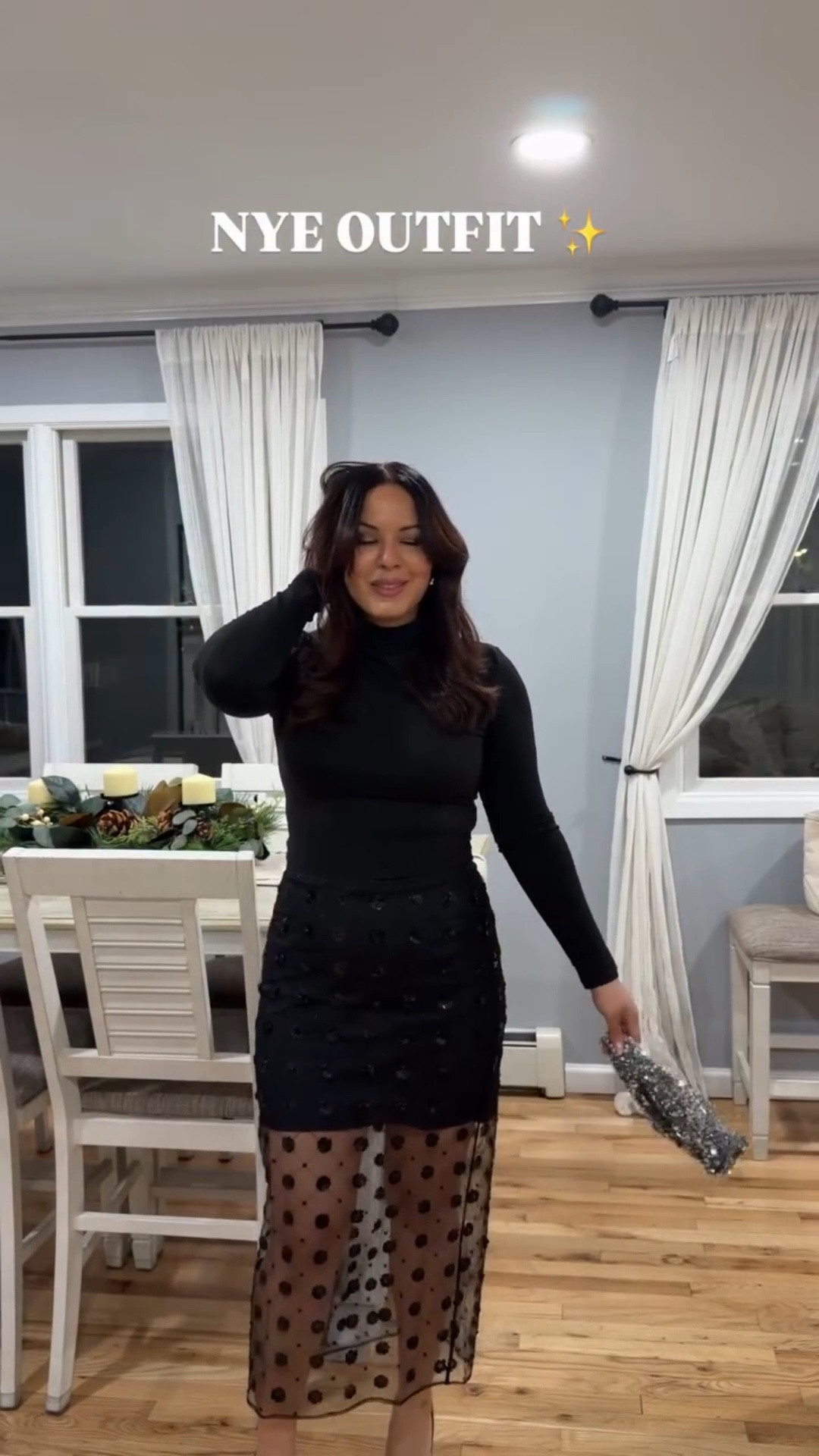 last minute NYE outfit from @loft ✨🪩🕺

Comment LINK & I’II send you the direct link to shop! I’m obsessed with this skirt! It’s so unique and chic! Love the details! 

It’s perfect for NYE or any other event/dinner party/etc throughout the year!

#loftstyle  #nyeoutfit #holidaypartyoutfit #newyearsoutfit #partyoutfits new years outfits nye oufit part looks