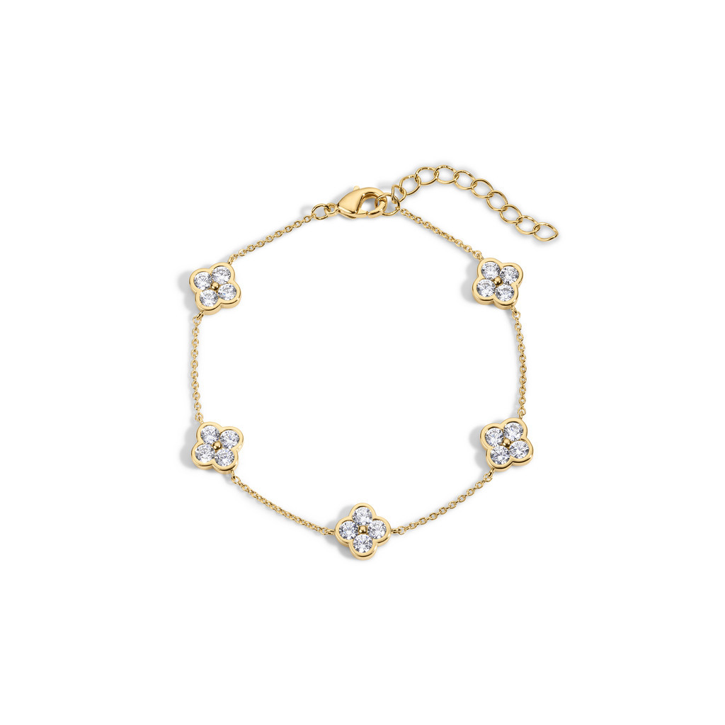 Electric Picks Camilla Clover Bracelet in Gold at Nordstrom | Nordstrom