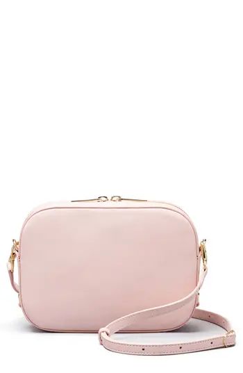 Pop & Suki Bigger Leather Camera Bag - Pink | Nordstrom