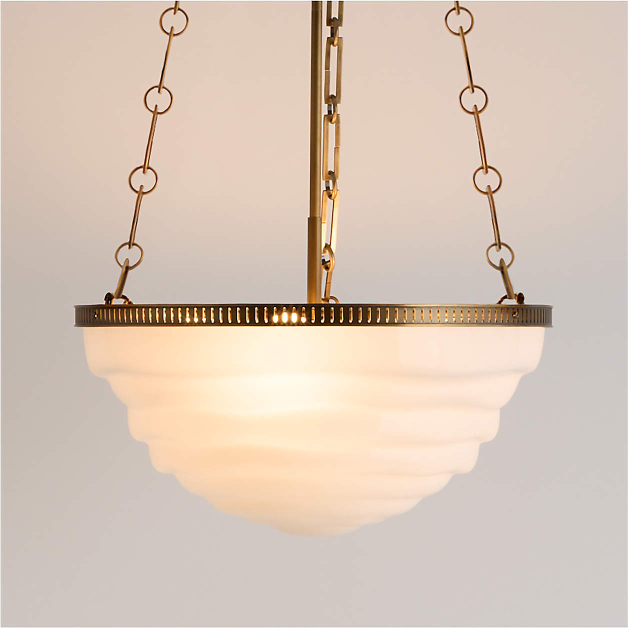 Luma Glass Pendant Light | Crate & Barrel | Crate & Barrel