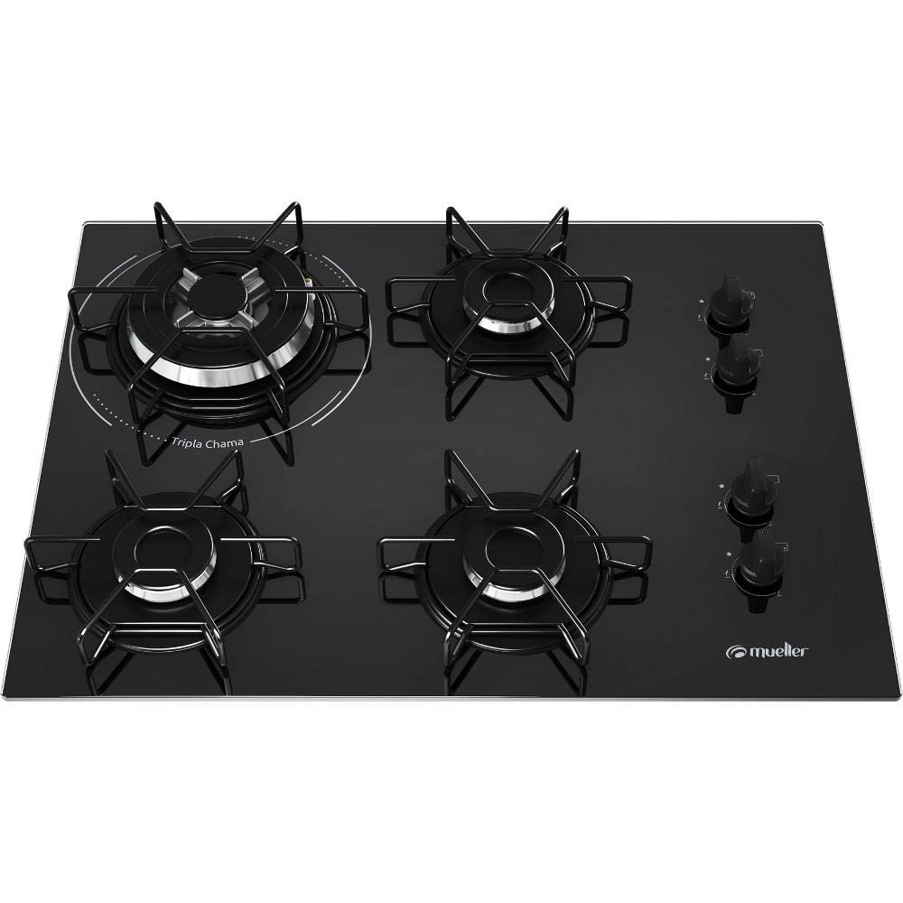 Cooktop Mueller 4 Bocas com Queimador Tripla Chama Mcg134bg1 | Amazon (BR)