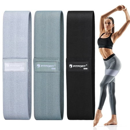 Resistance Bands for Legs and Butt Exercise Bands - Non Slip Elastic Booty Bands, 3 Levels Workout Bands Women Sports Fitness Band for Squat Glute Hip Training | Walmart (US)