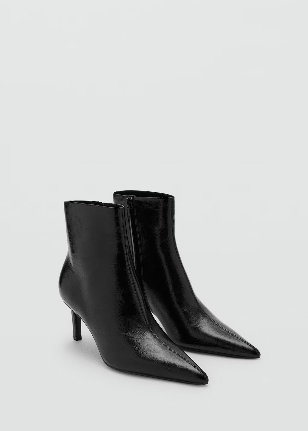 Pointed heel ankle boot black - Woman - 6 - MANGO | MANGO (UK)