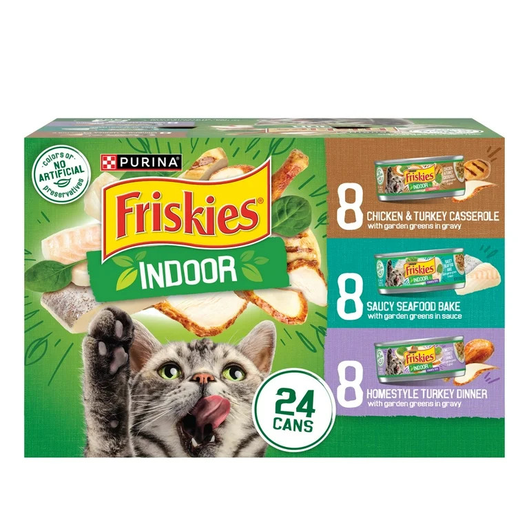 Purina Friskies Variety Pack, Wet Cat Food, 5.5 oz Cans | Walmart (US)