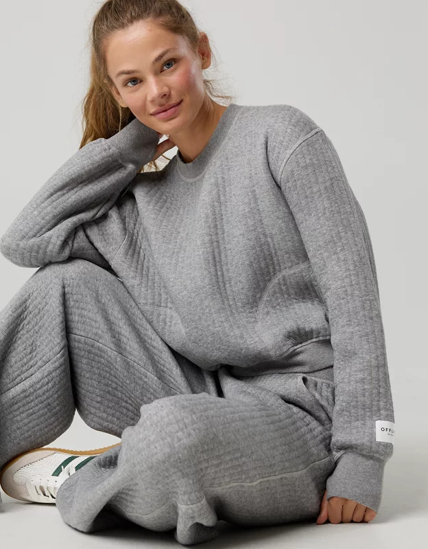 OFFLINE By Aerie Coffee Run Crewneck | American Eagle Outfitters (US & CA)