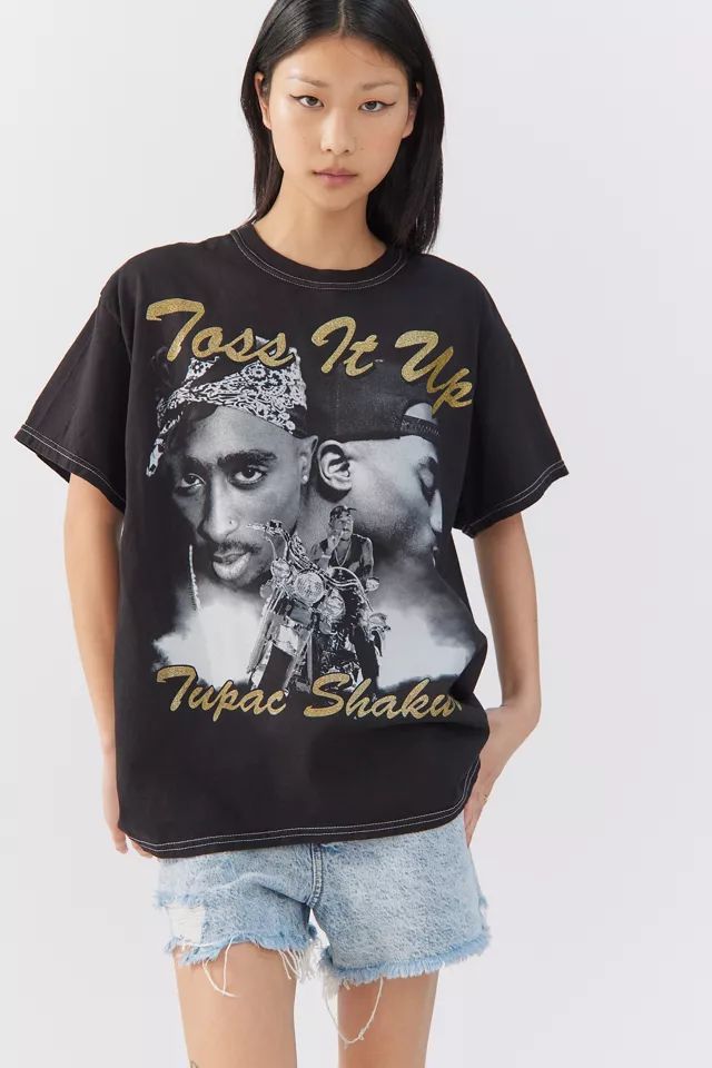 Tupac Shakur Toss It Up Tee | Urban Outfitters (US and RoW)