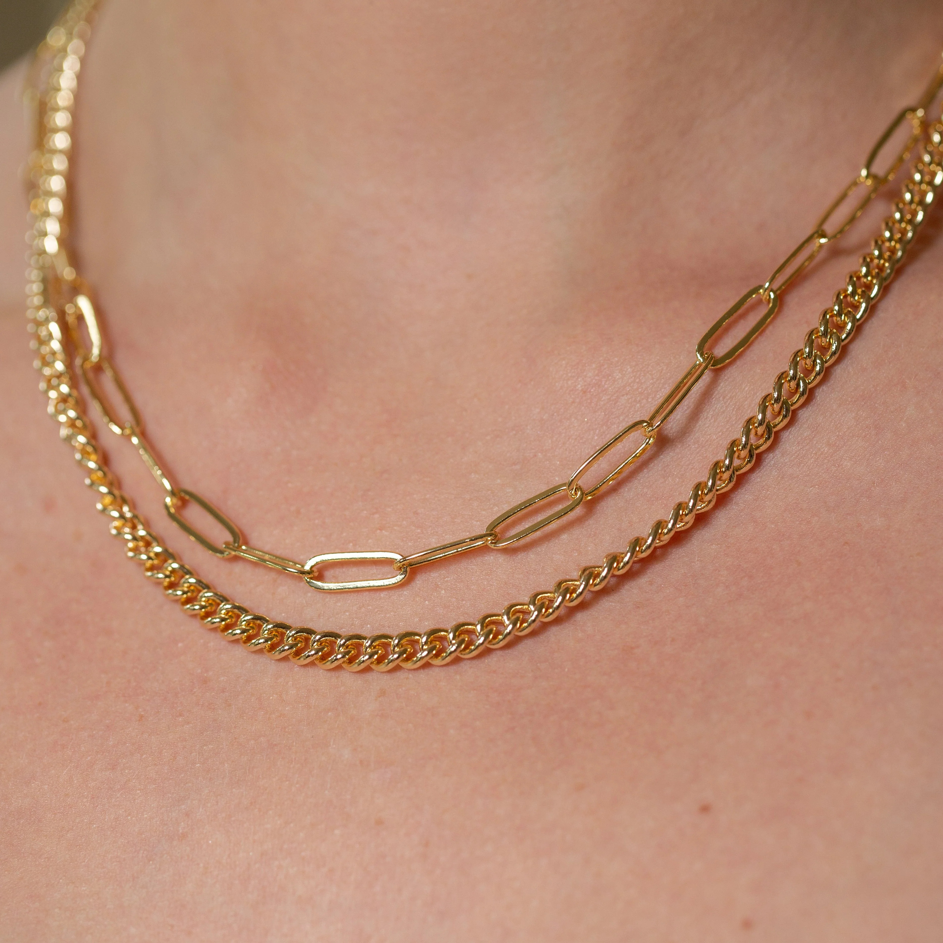 Hunter Paperclip Chain Layering Necklace | Jonesy Wood