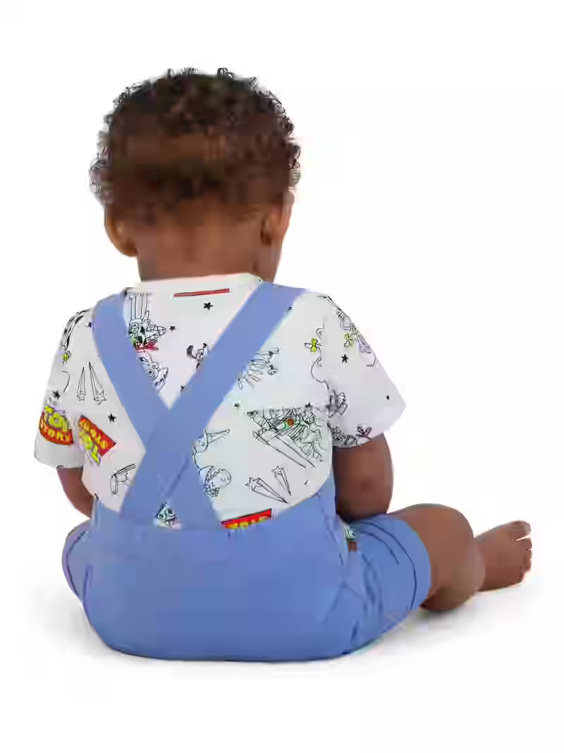 Toy Story Baby Boy Shortall Set, Sizes 0/3 Months-24 Months | Walmart (US)