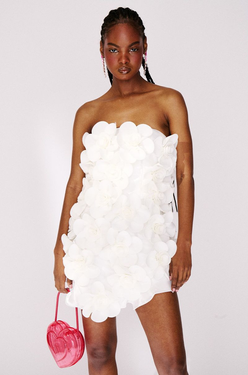 SHES A MASTERPIECE FLORAL MINI DRESS | AKIRA