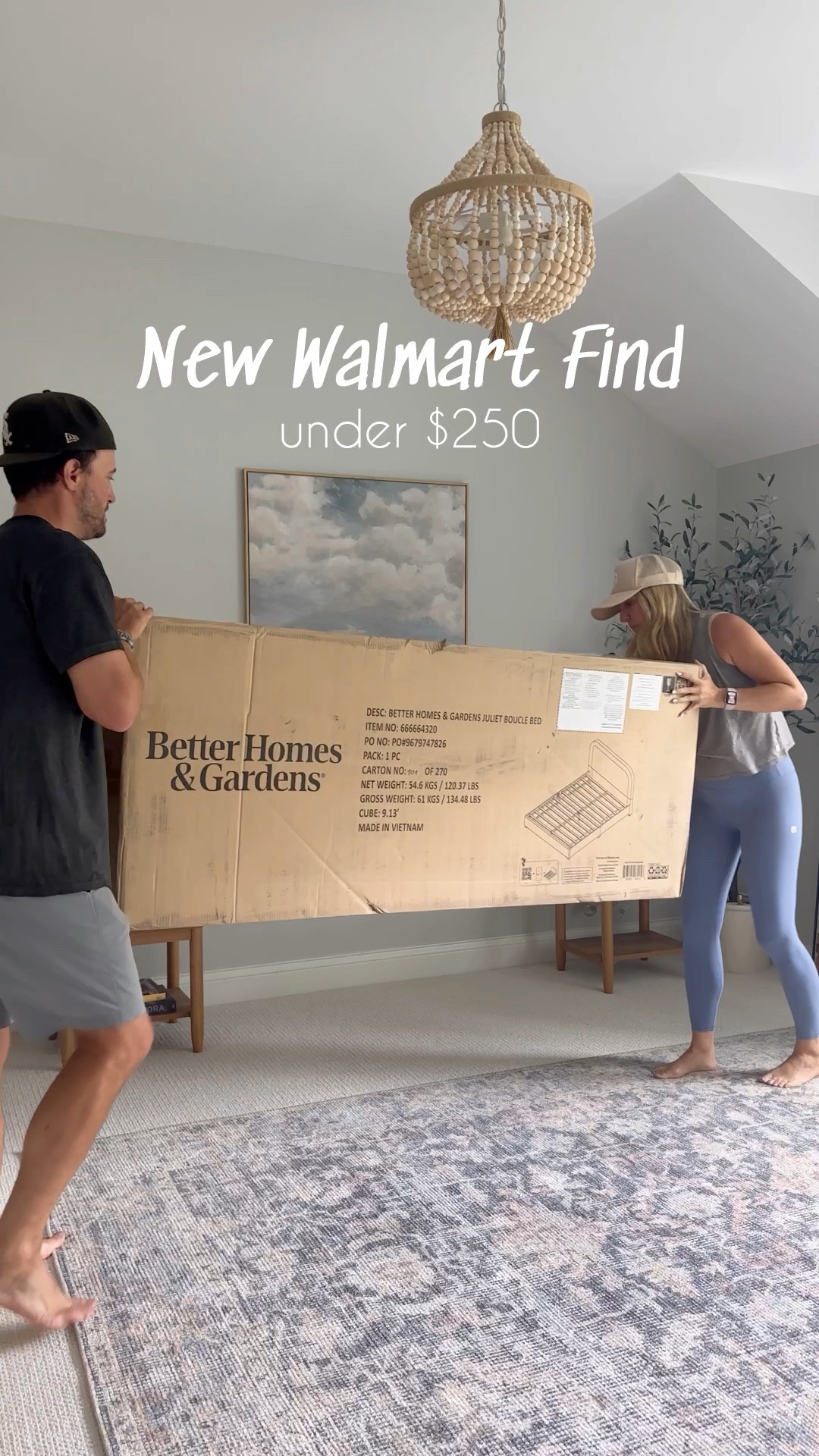 I’m partnering with @walmart to share a fun bedroom refresh! #walmartpartner

The prettiest bed by BHG and can you believe under $250! I love the boucle fabric and platform style, especially in a kids space!! 🤍@walmart #walmarthome

#LTKHome