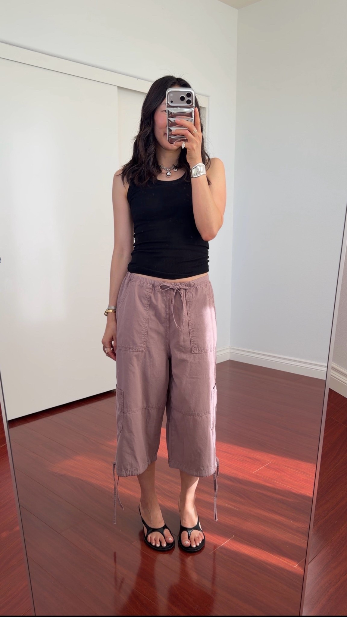 Sized up one in the capris to a 2! Shoes In shop my