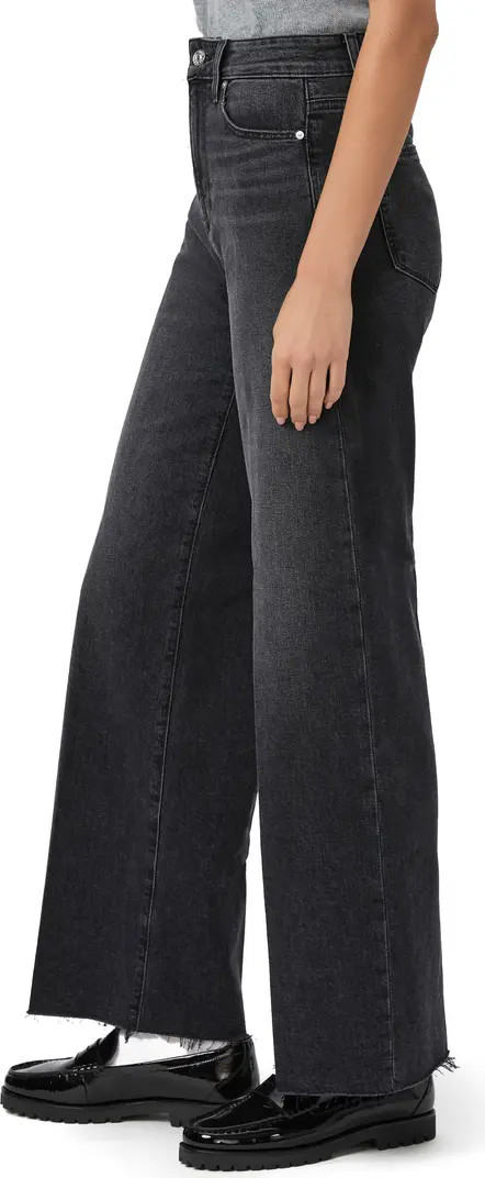 Anessa Raw Hem High Waist Wide Leg Jeans | Nordstrom