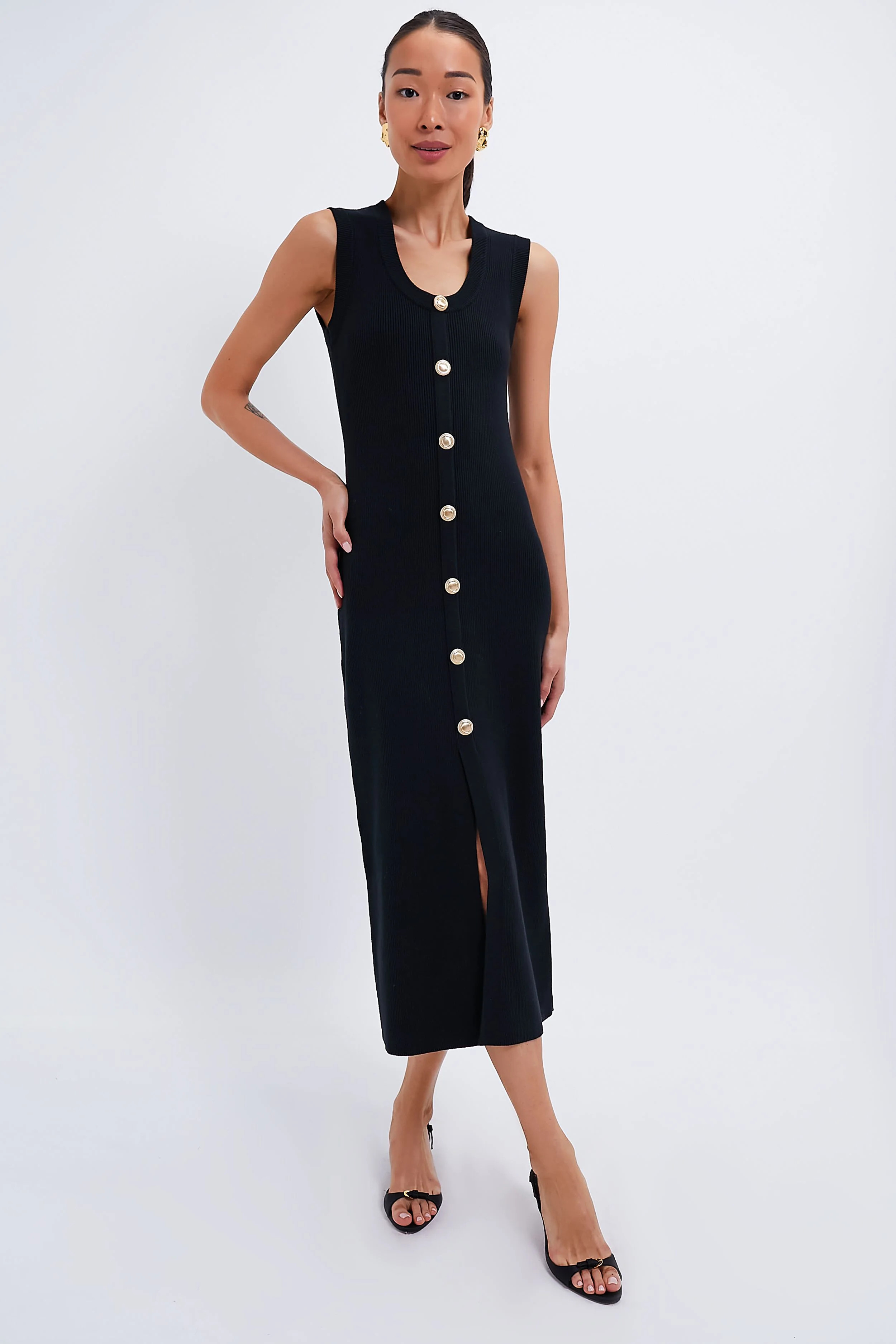 Black Knit Richie Maxi Dress | Tuckernuck (US)