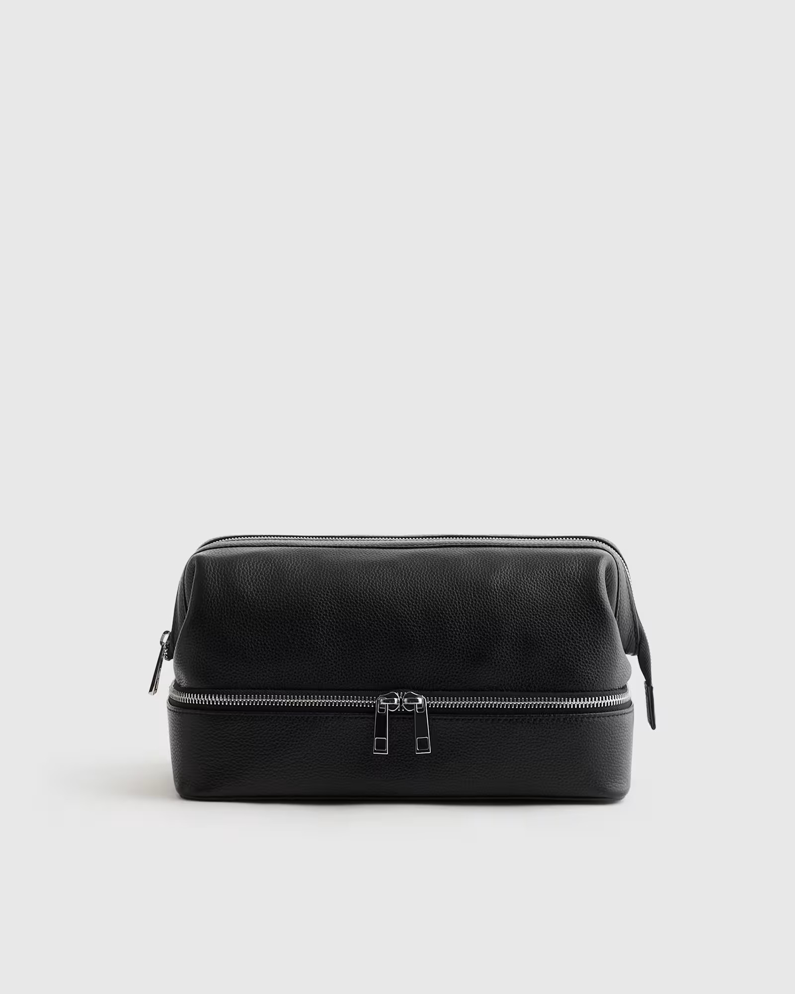 Italian Leather Dual Compartment Toiletry Bag | Quince