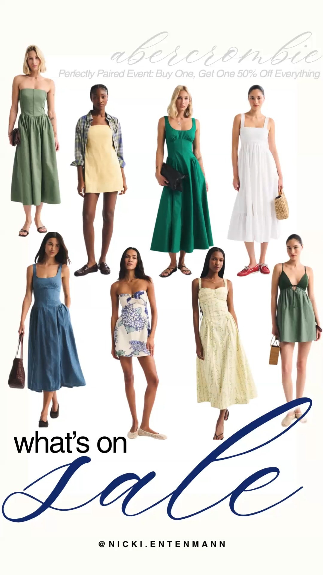 
Abercrombie’s Perfectly Paired Event is the perfect excuse to finally clear out your wishlist. For a limited time, you can Buy One, Get One 50% Off Everything sitewide. From their viral Emerson dresses and classic denim midis to breezy floral minis and effortless sun dresses, these pieces are designed for every spring occasion. Whether you are dressing for a weekend getaway or an outdoor wedding, now is the time to snag your favorites while the deal lasts.

#abercrombie #abercrombiestyle #salealert #springfashion #springdresses #ootdinspo #mididress #capsulewardrobe #styledeals #wardroberefresh 

 #LTKootd #LTKSaleAlert #LTKWedding