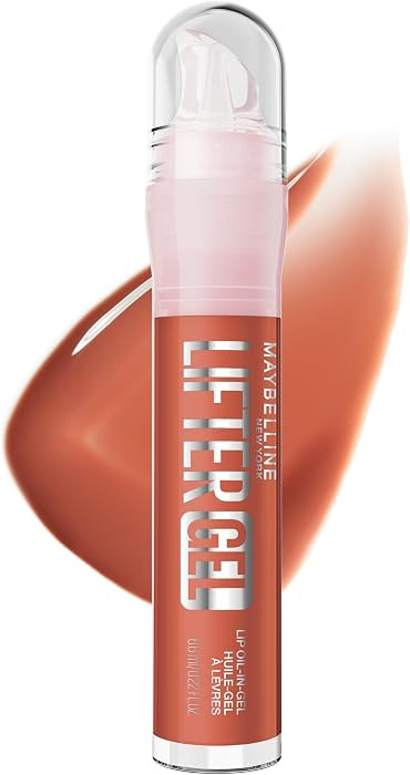 MAYBELLINE Lifter Oil-in-Gel Lip Gloss for Glassy, Bouncy Shine, Hydrating, Tinted Lip Balm and M... | Amazon (US)