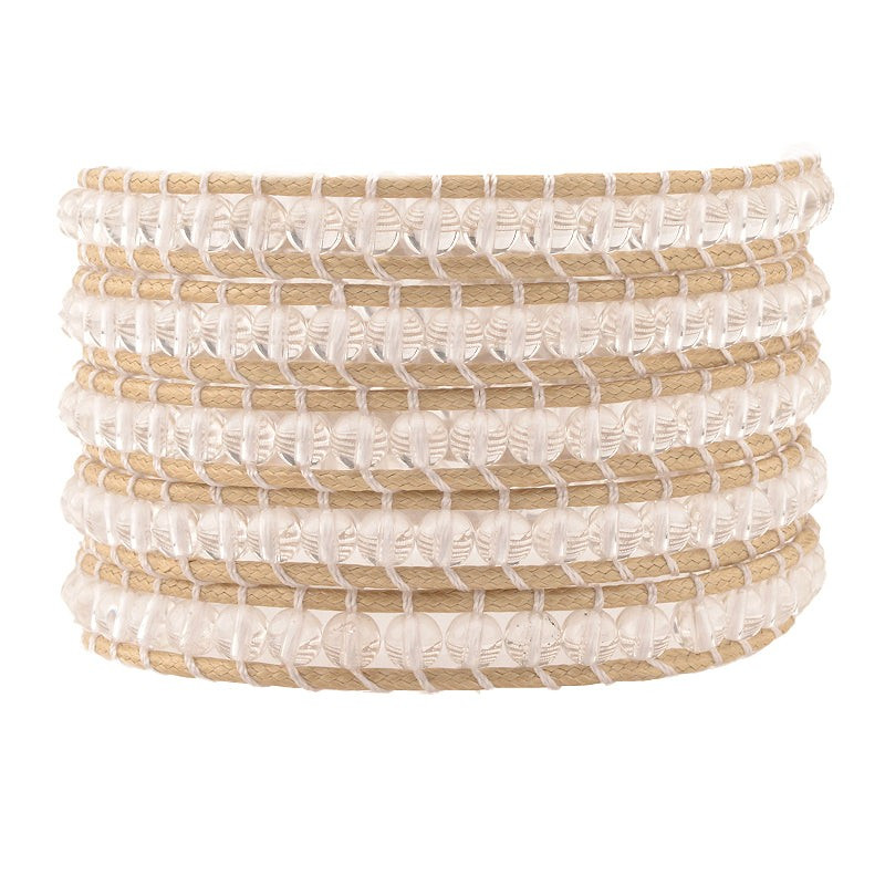 April Birthstone Five Wrap Bracelet | Victoria Emerson