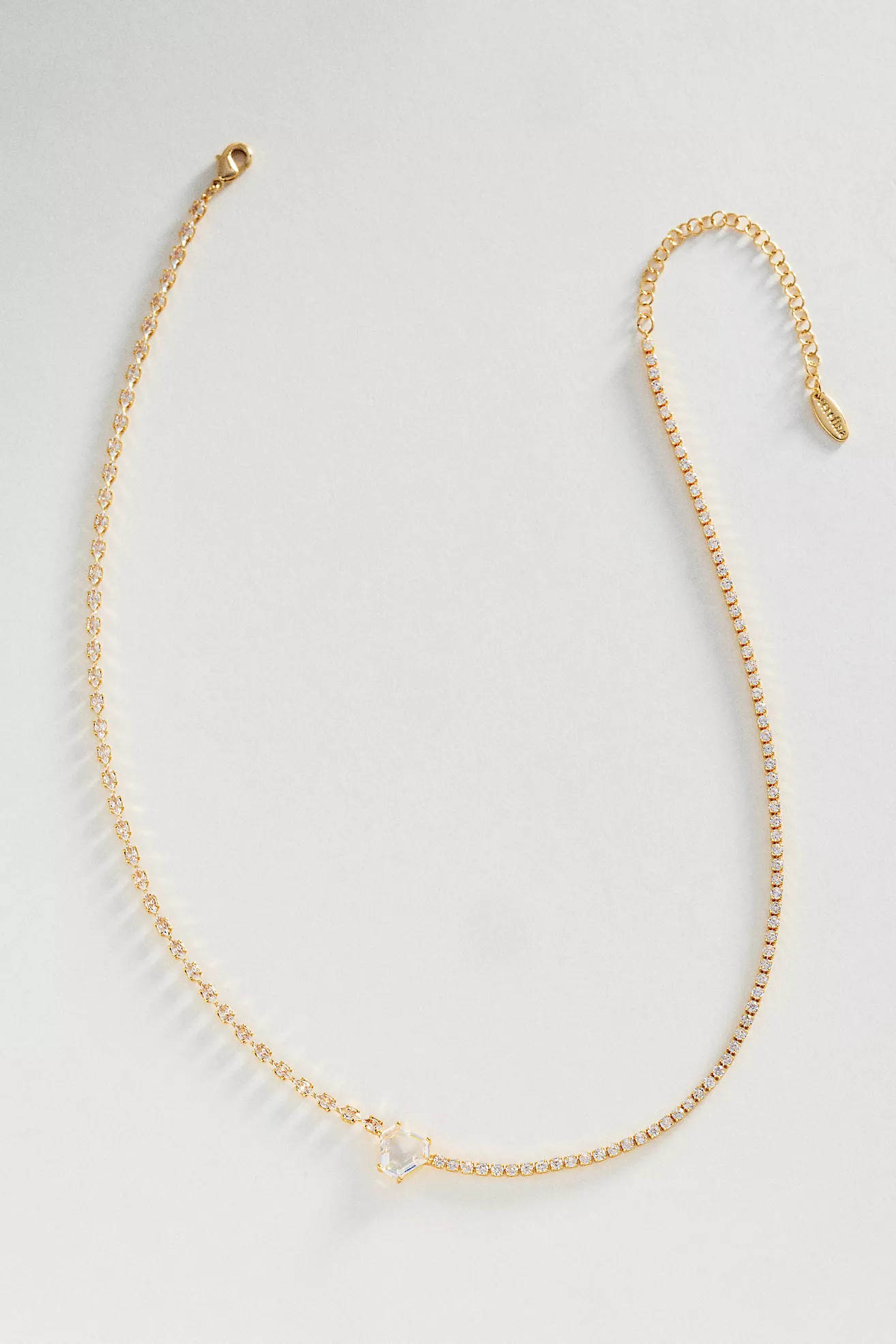 Soloist Crystal Mixed Chain Necklace | Anthropologie (US)