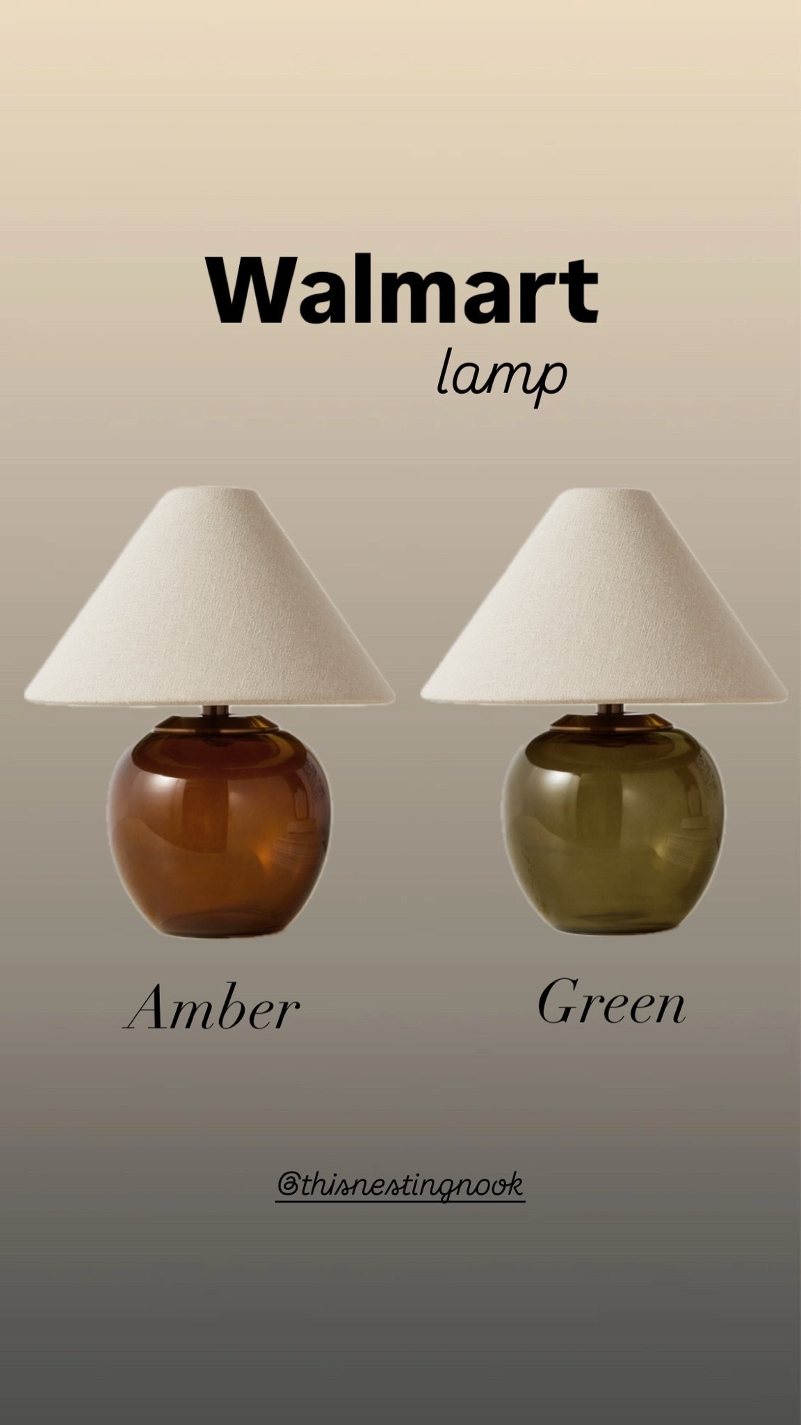 Better Homes & Gardens 8.5" Green Glass Rechargeable
LED Portable Lamp with Dimmable Touch Sensor!
@Walmart #Walmart#lamp #homedecor