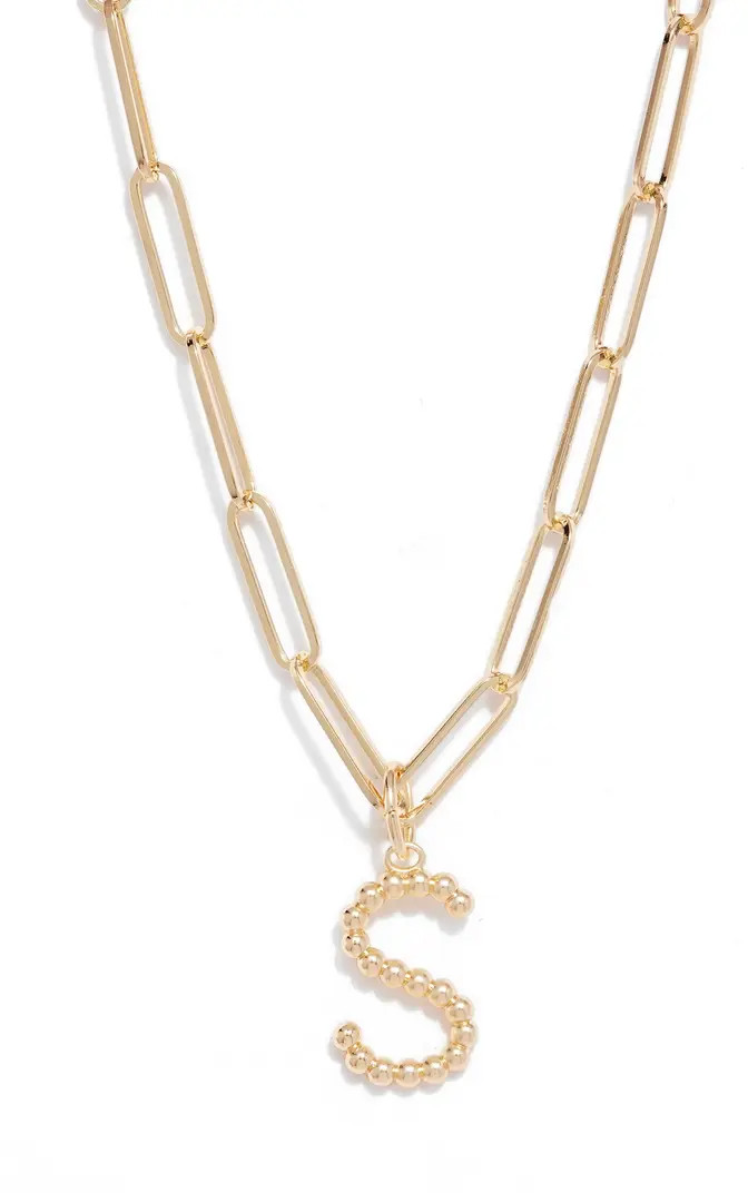 Nordstrom Beaded Initial Necklace | Nordstrom | Nordstrom Canada