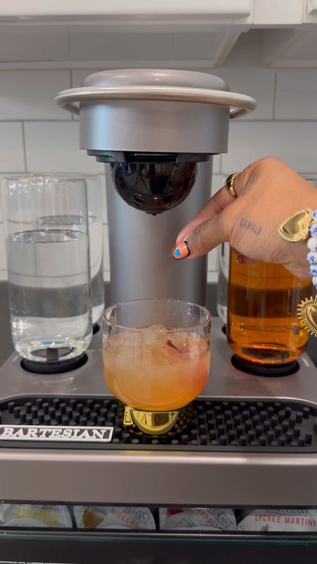 Indulging in the art of mixology with my @Bartesian Cocktail maker, because every fashionable moment deserves a perfectly crafted sip. Elevate your lifestyle one cocktail at a time! 🍸✨ #BartesianLife #MixologyMood #FashionableSips #bartesian 

#LTKhome #LTKVideo