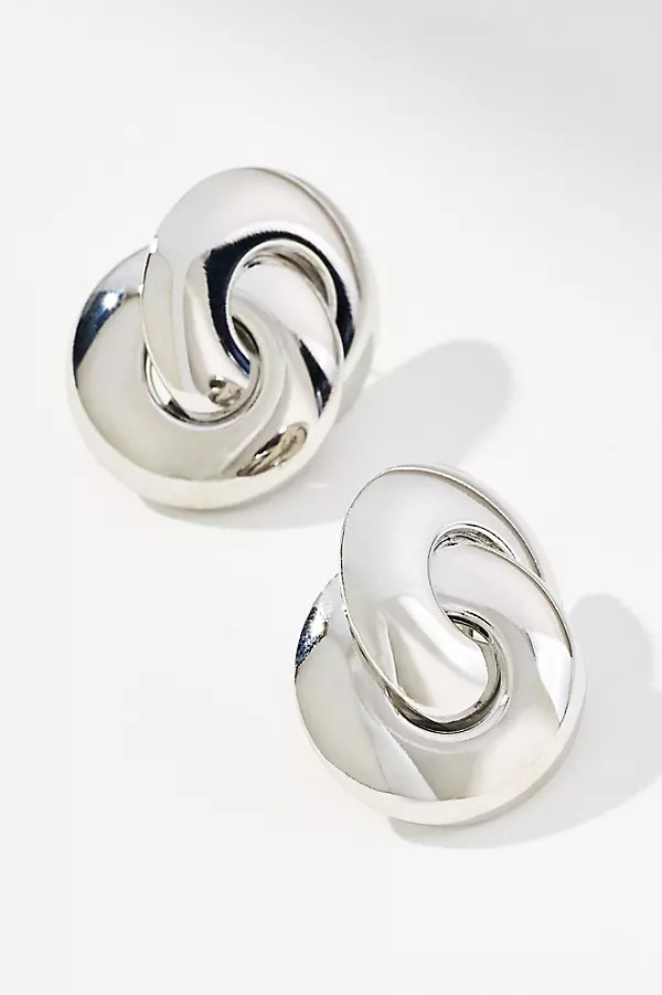 Interlocked Circle Post Earrings | Anthropologie (US)