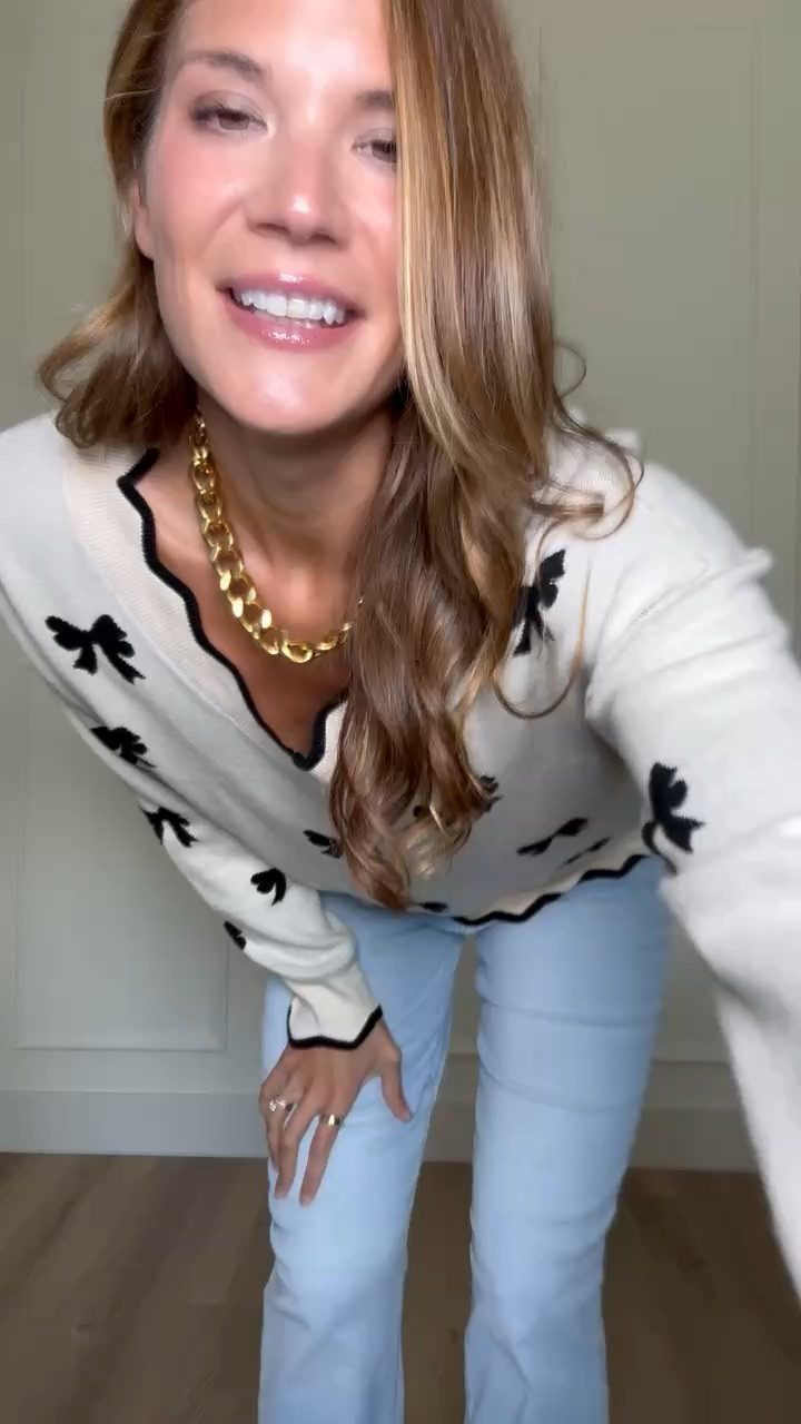 This bow sweater is such a fun way to make jeans feel a little more special. The feminine bow detail does all the work, so the rest of the outfit can stay simple.

bow sweater, fall sweater, feminine sweater, sweater outfit, jeans and sweater, casual fall outfit, tall girl style, fall fashion, everyday outfit, cute fall tops, StangandCo

#LTKootd #LTKTall #LTKSeasonal