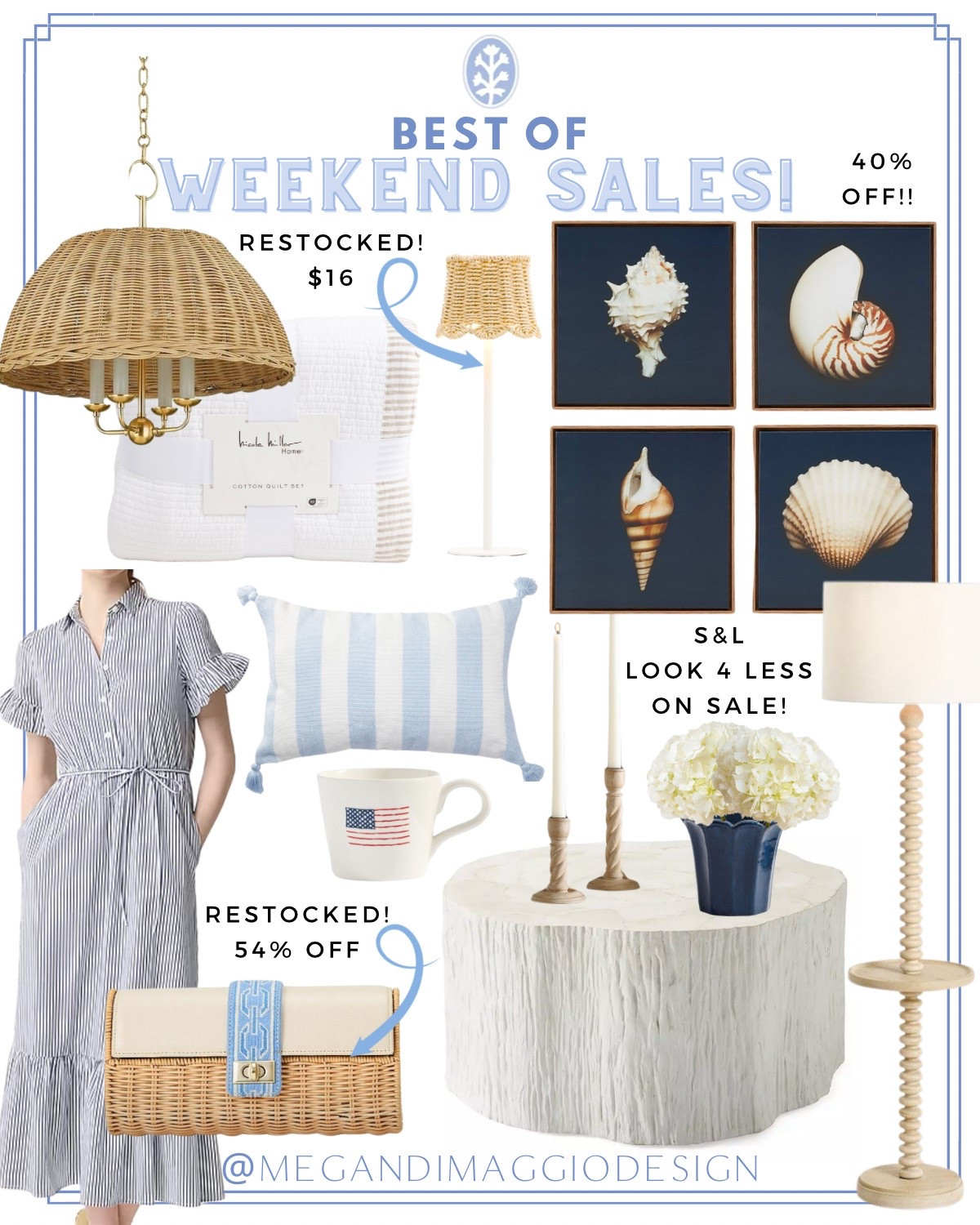 New roundup of the best of weekend sales!! You won’t want to miss these amazing new arrivals and major deals for the coastal home!! 🌊🐚🇺🇸🦞

#LTKFindsUnder100 #LTKSaleAlert #LTKHome
