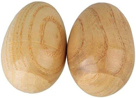 Finish Percussion Wooden Egg-Shaped Shakers Musical Instrument Tool Pack of 2 | Amazon (US)