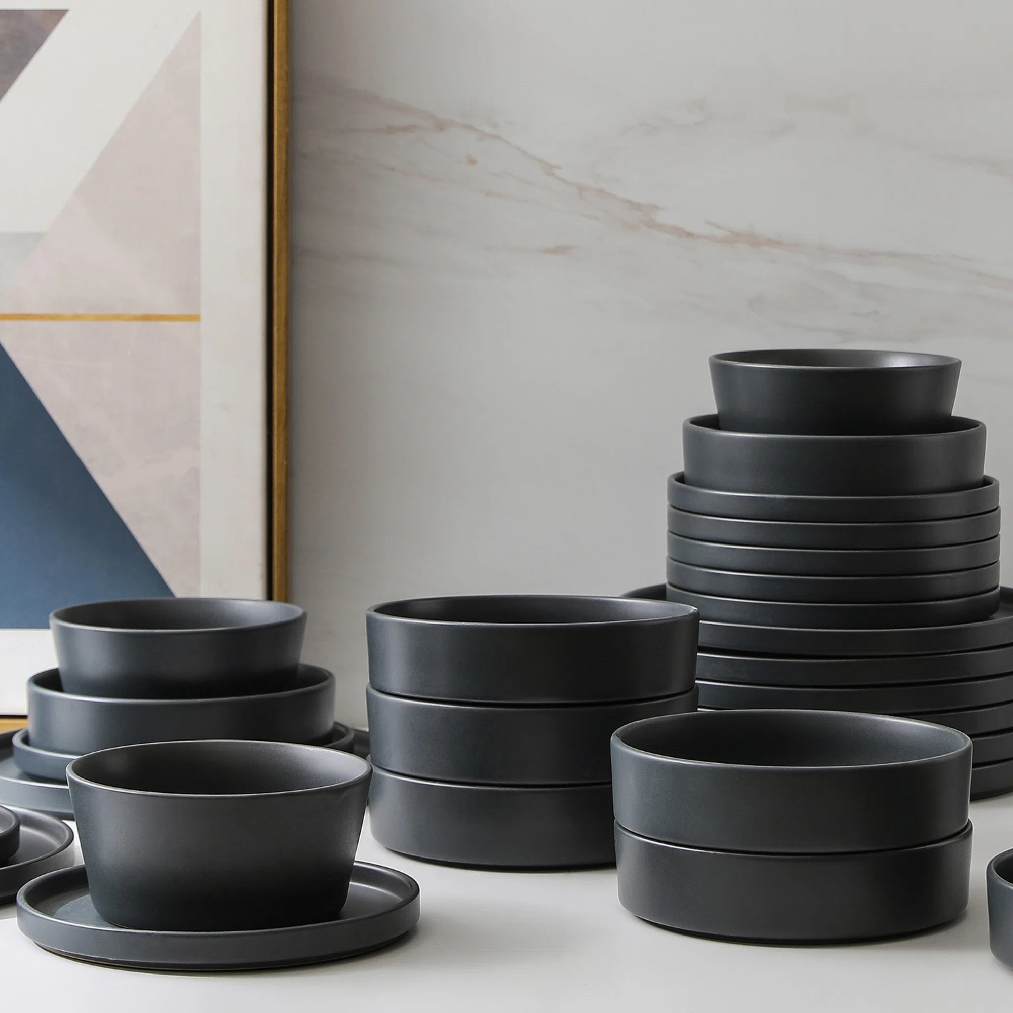Stone Lain Celina 16-Piece Dinnerware Set Stoneware & Reviews | Wayfair | Wayfair North America