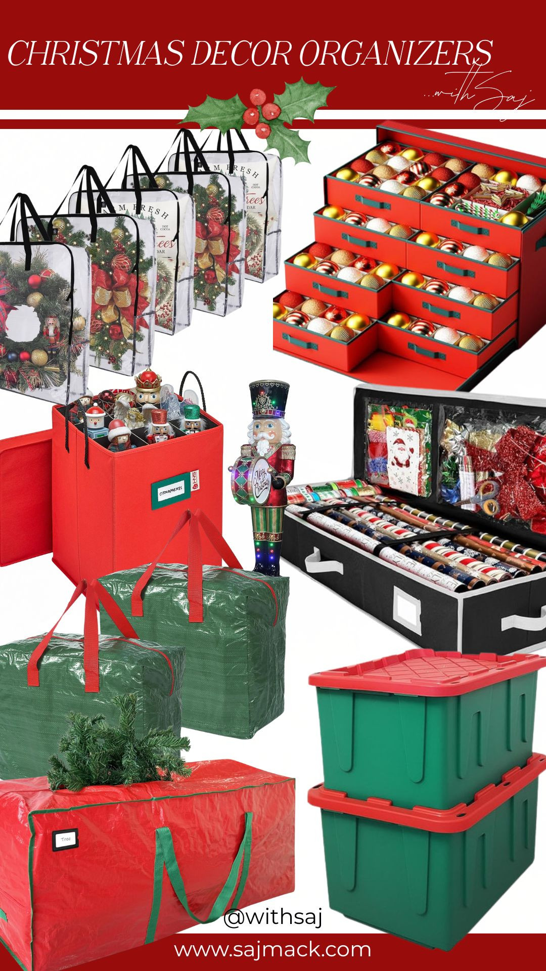 The best gift you can give yourself this Christmas? A stress-free pack-up! 

Nothing ruins the holiday magic like tangled lights and broken ornaments. I’ve rounded up my "Must-Have" Amazon organizers that make taking down the tree a total breeze. From the viral gift wrap station to the heavy-duty tree storage bags that actually fit, these are life-changers for staying organized for next year.

#LTKhome #LTKorganization #LTKholiday #AmazonHome #AmazonFinds #OrganizationHacks #HolidayDecorStorage #ChristmasCleanUp #HomeReset #GetOrganized #HolidayStorage #AmazonMustHaves #Declutter 

 #LTKHoliday #LTKHome #LTKFindsUnder100