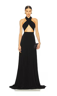 Norma Kamali Convertible Gown in Black from Revolve.com | Revolve Clothing (Global)