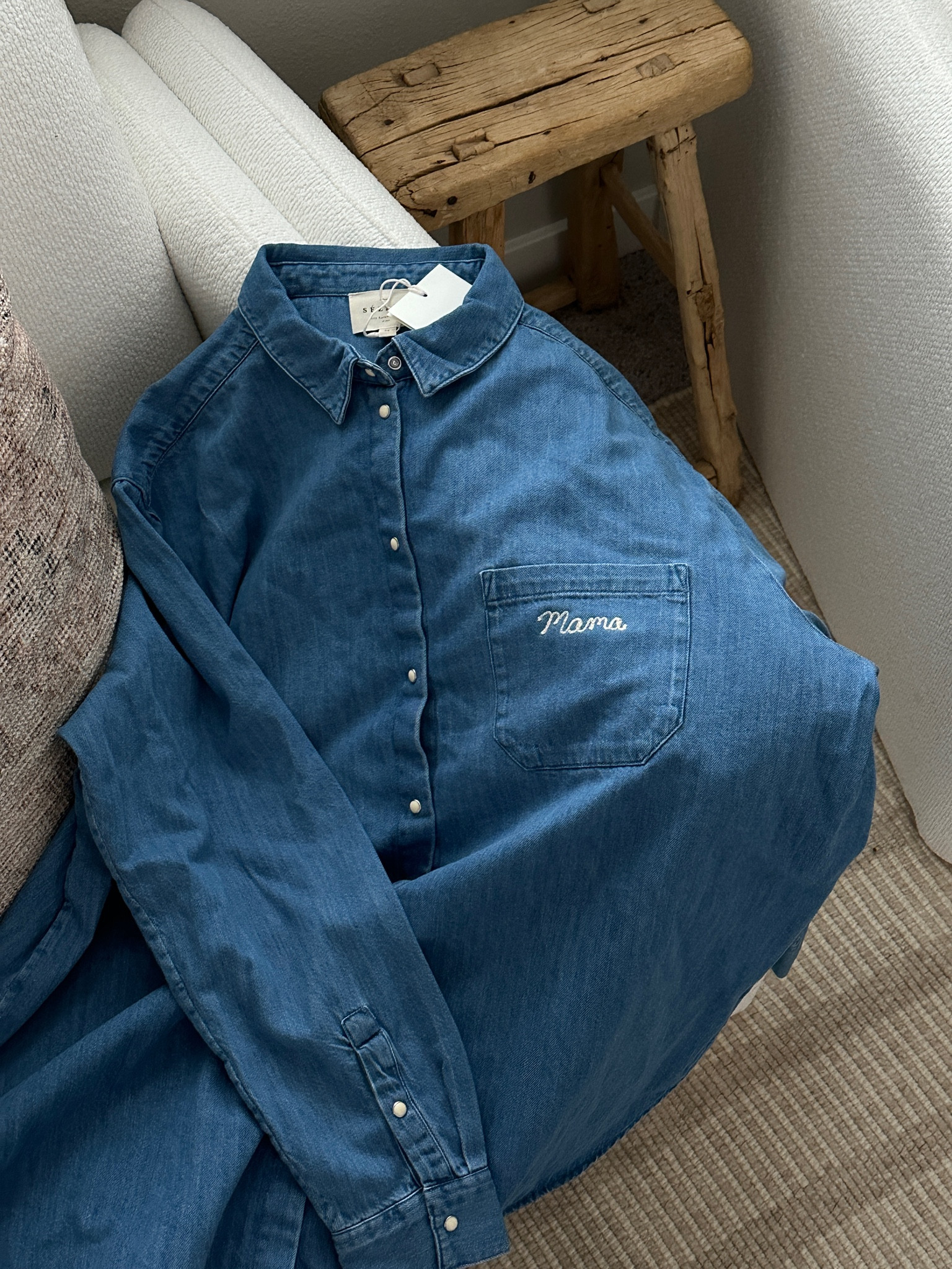 DESCENDANT ディセンダント アレンデニムシャツ ボタンダウン 日本製 DESCENDANT ディセンダント アレンデニムシャツ ボタンダウン 日本製