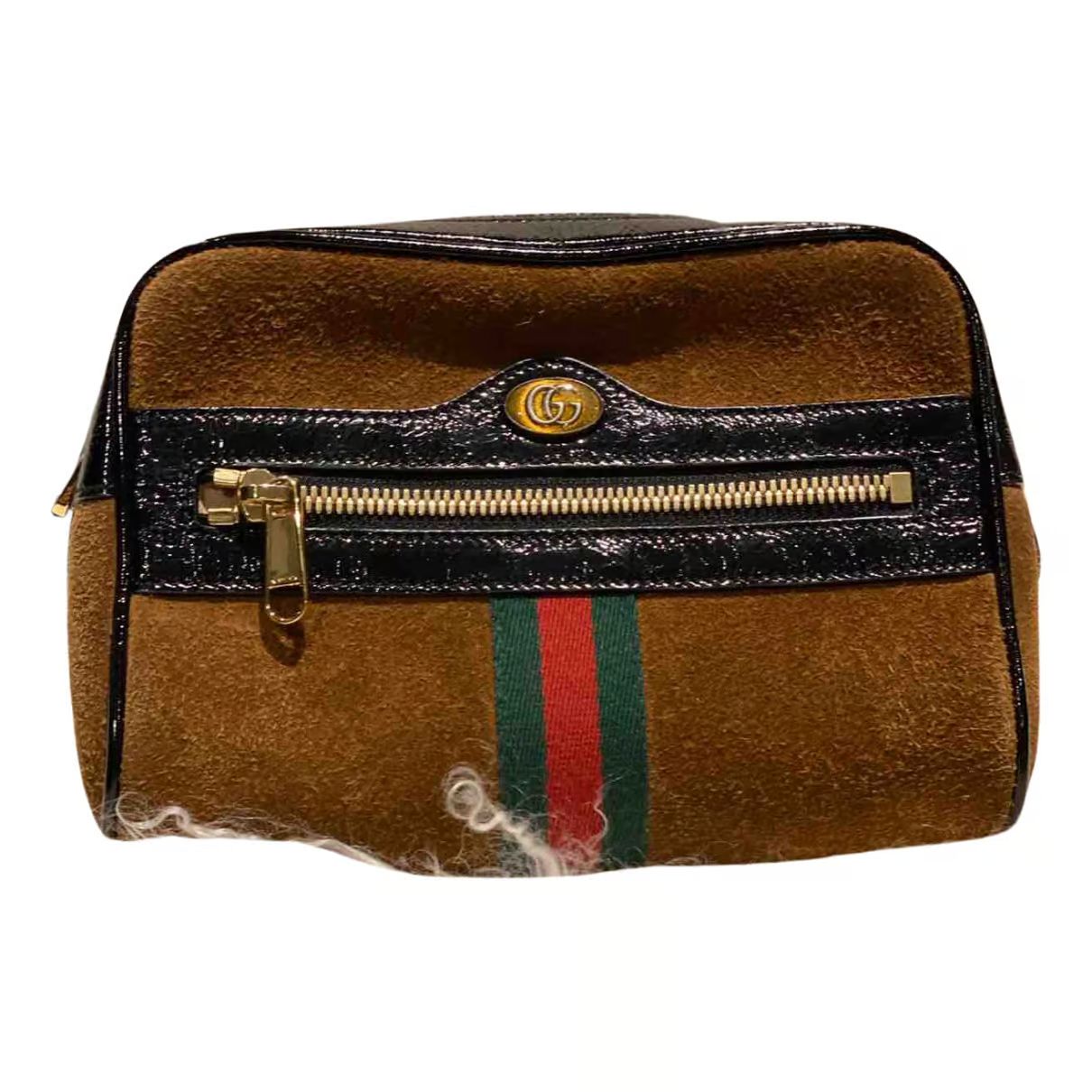 Ophidia clutch bag Gucci Brown in Suede - 14550081 | Vestiaire Collective (Global)