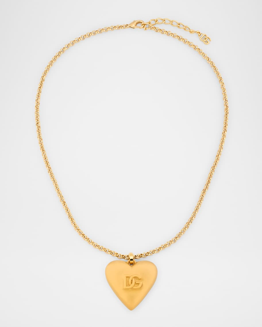 Dolce&Gabbana Heart DG Necklace | Neiman Marcus