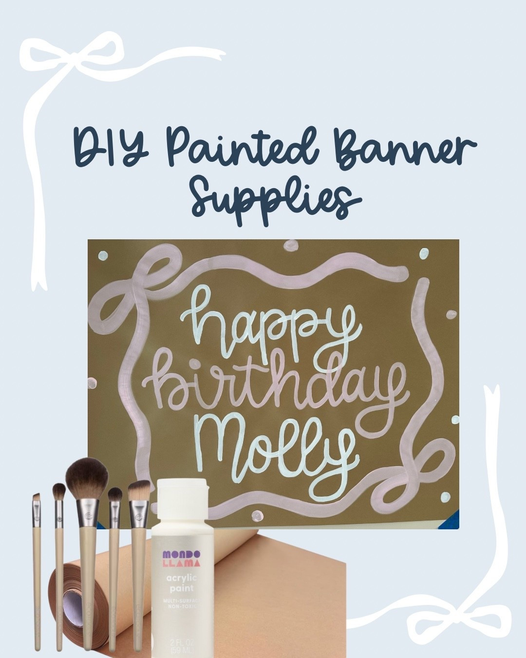 DIY painted banner!