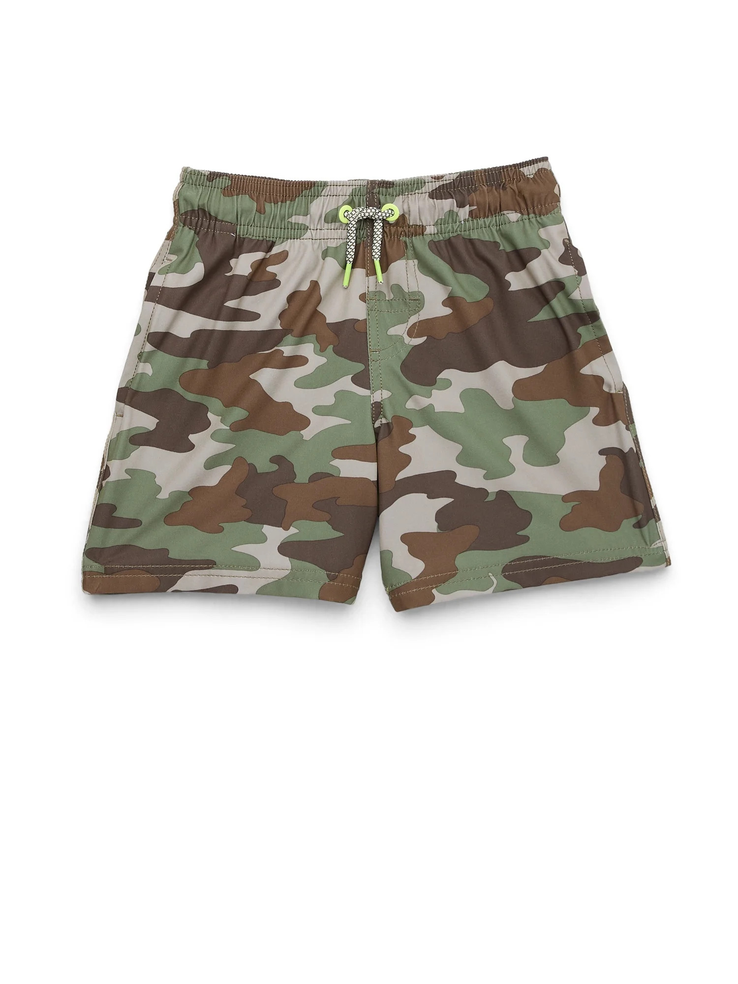 Wonder Nation Boys Quick Dry Stretch Swim Trunks with UPF 50+, Sizes 4-18 & Husky | Walmart (US)