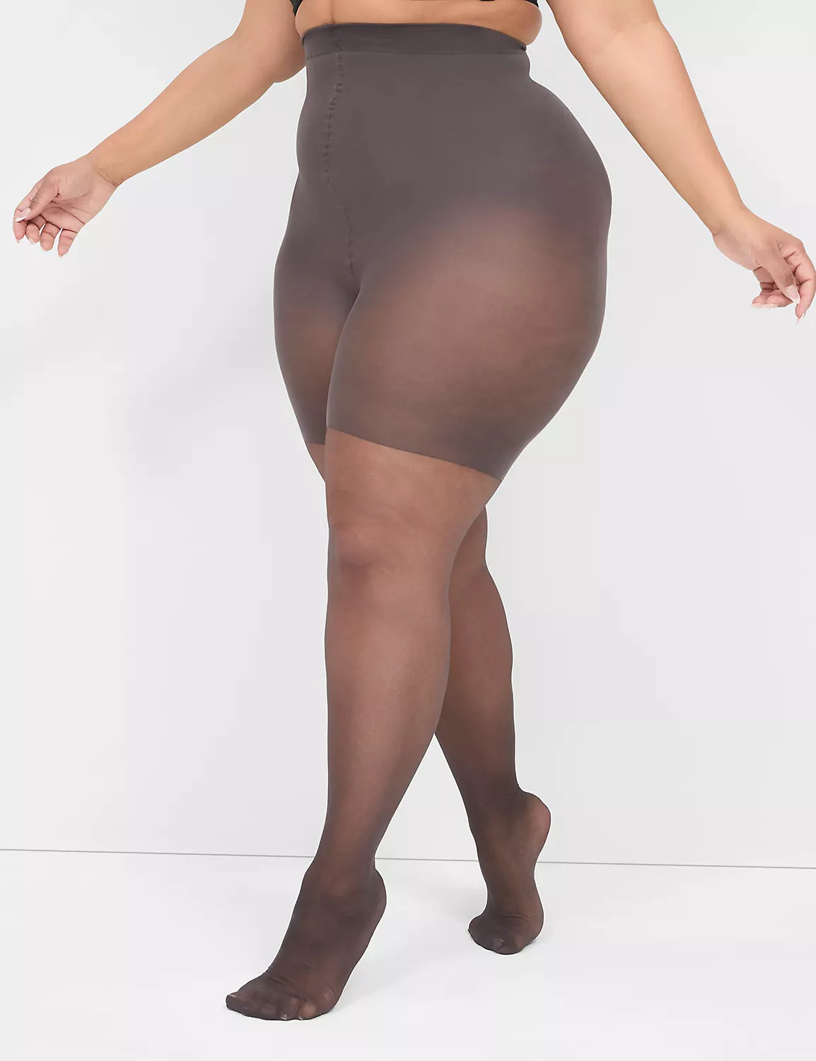 Shimmer Sheer Shaping Tights | Lane Bryant (US)